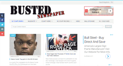Desktop Screenshot of bustednewspaper.com