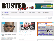 Tablet Screenshot of bustednewspaper.com